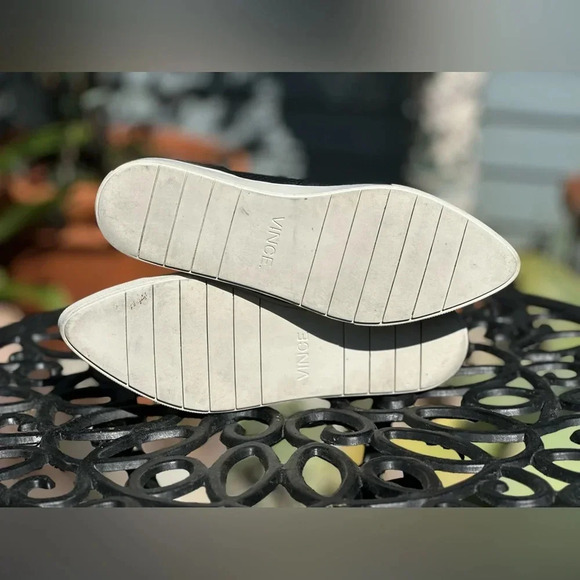 Vince — Snake Skin Embossed Leather Pointed Toe Slip-Ons - Picture 6 of 6